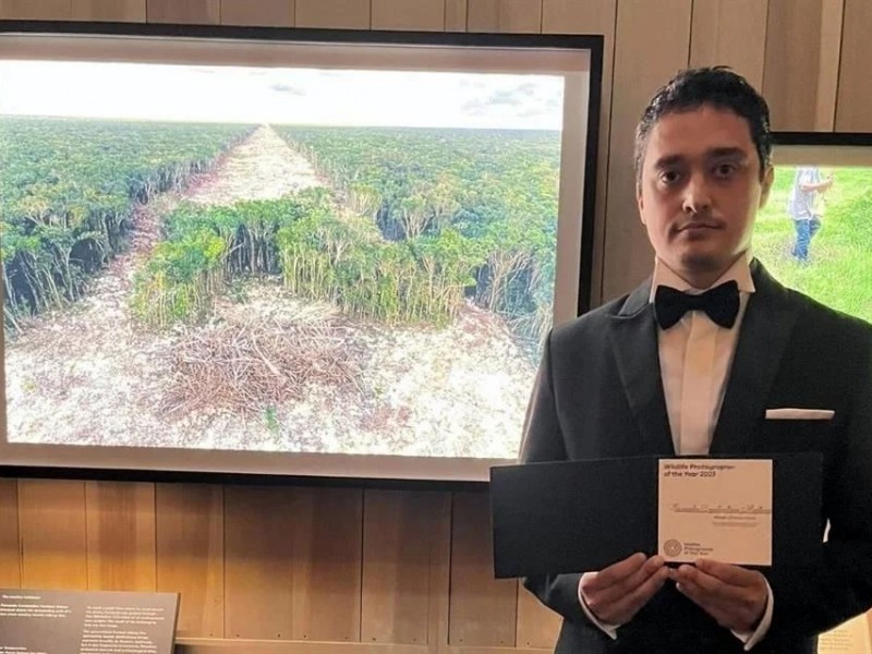 Devastación del Tren Maya gana premio internacional de fotografía