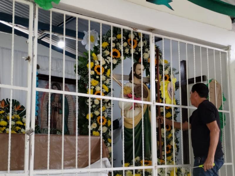 Devotos celebran a San Judas Tadeo en Tuxpan