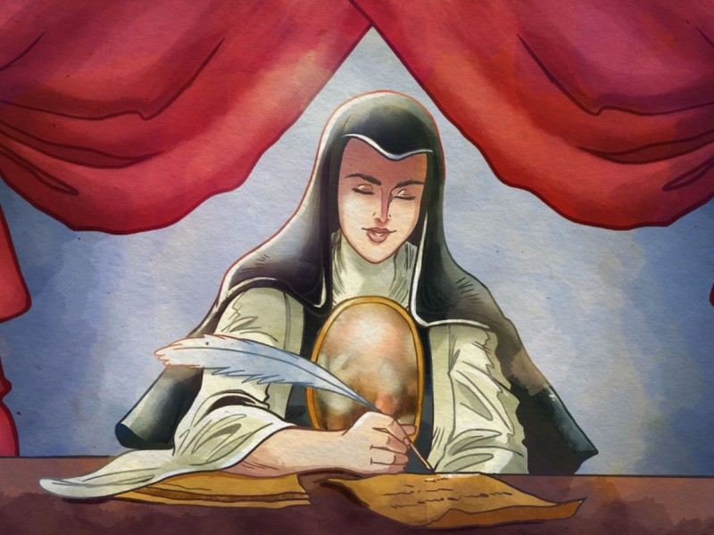 Día del libro, en honor a Sor Juana Inés