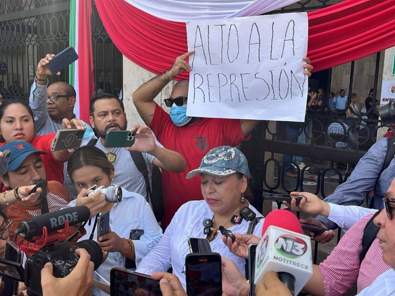 Día del periodista en Chiapas, nada que celebrar, realizan marcha