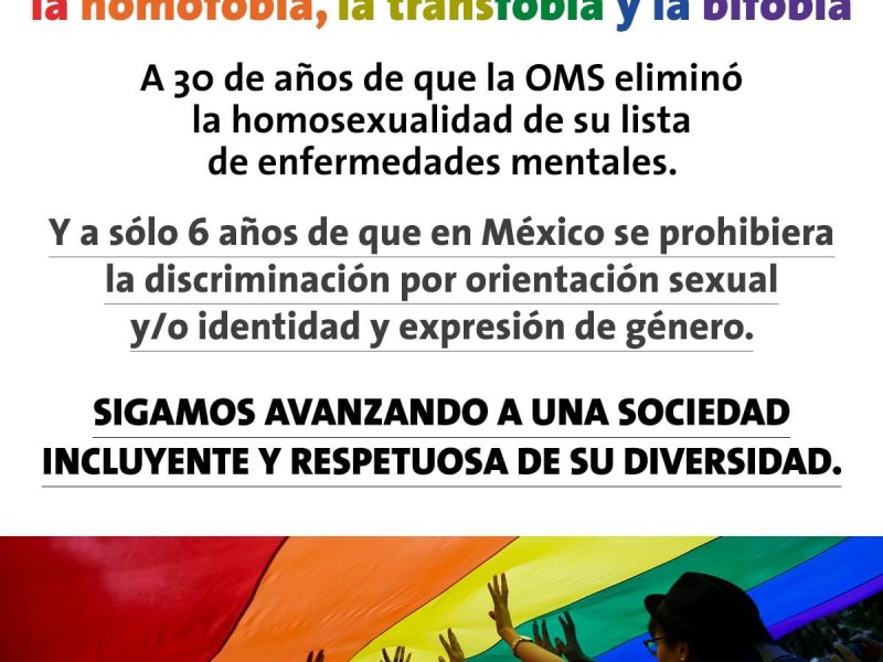 Día internacional contra la homofobia, transfobia y bifobia