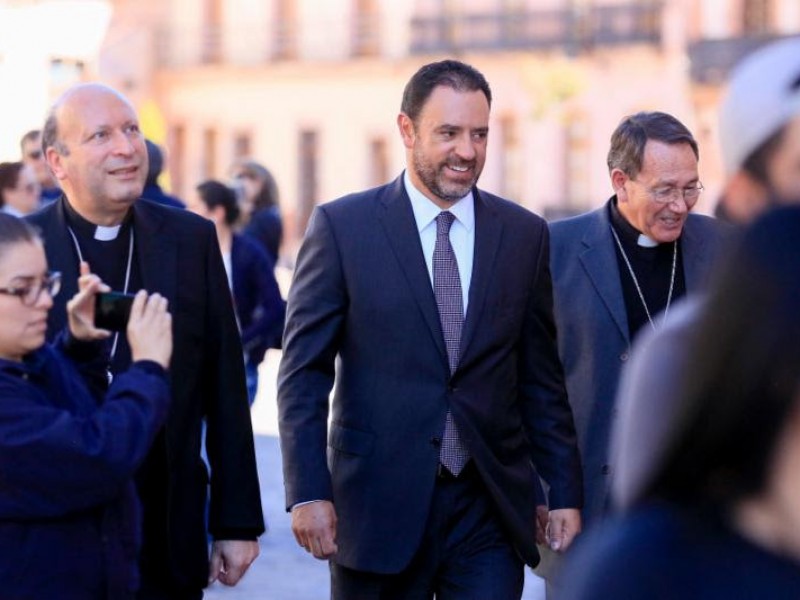 Dialoga Tello con Nuncio Apostólico sobre seguridad