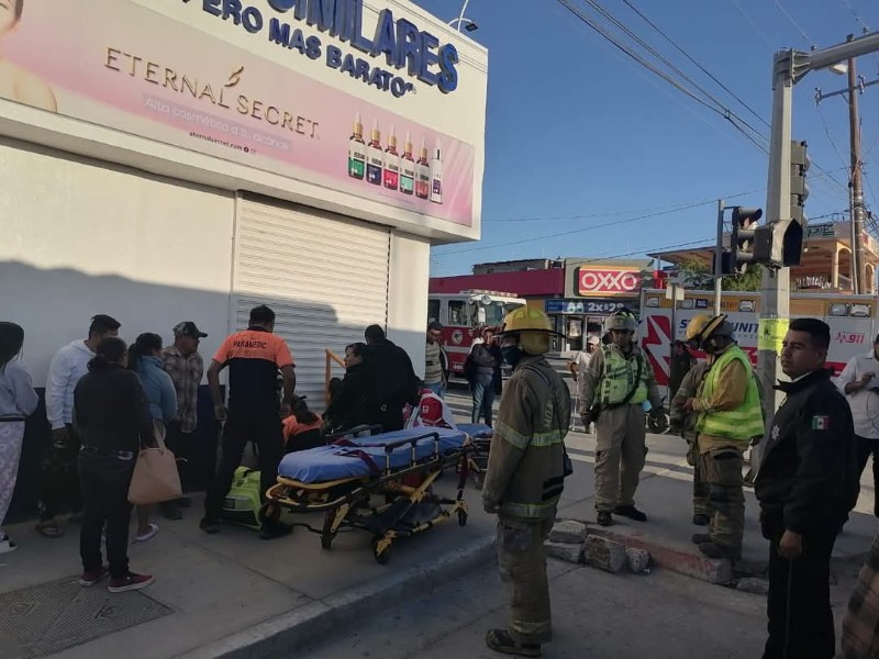 Doce personas lesionadas tras choque múltiple en Cabo San Lucas