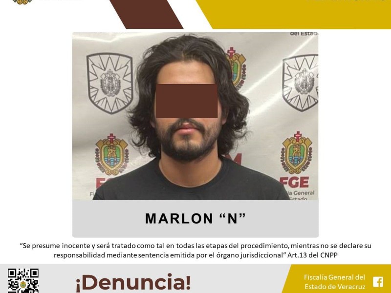 Dictan dos años de prisión preventiva a Marlon 