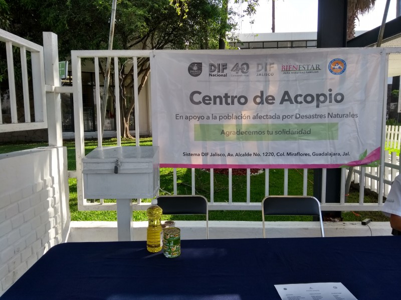 DIF Jalisco abre centro de Acopio