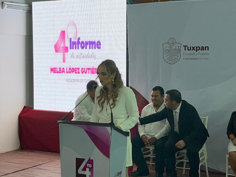 DIF Municipal presenta cuarto informe de actividades