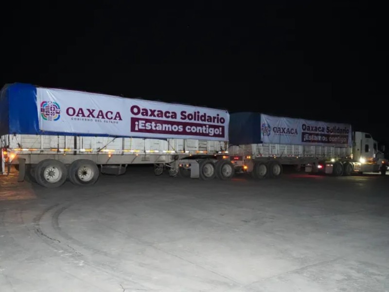 DIF Oaxaca envía ayuda humanitaria y llama a continuar donando víveres