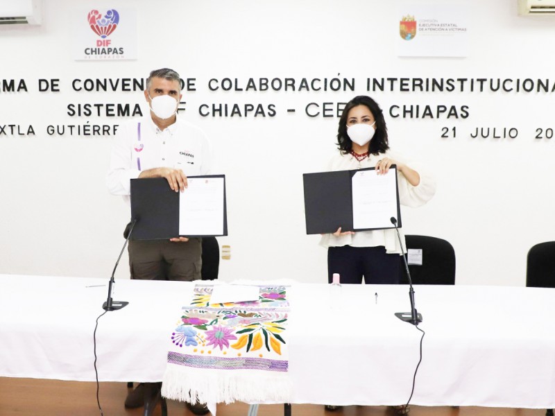DIF y CEEAV firman convenio de colaboración