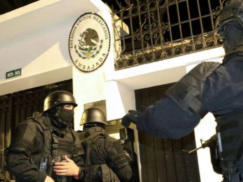 Difunden video del asalto a Embajada de México en Ecuador