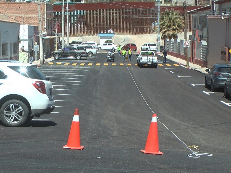 Dinero tirado a la basura por obras de asfalto, Nogales.