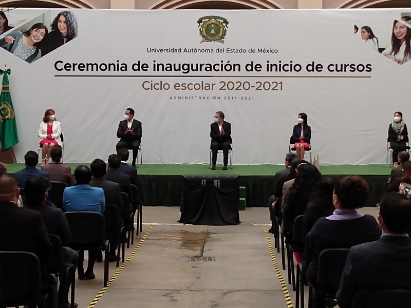 Dió inicio el ciclo escolar 2020-2021 en la UAEM