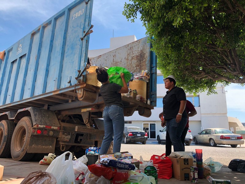 Diócesis de Cd. Obregon envía víveres a la atravesada Empalme