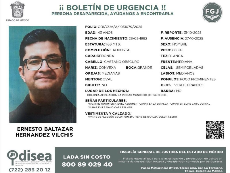 Diócesis de Torreón se une a la búsqueda del sacerdote, Ernesto Baltazar Diócesis de Torreón se une a la búsqueda del sacerdote, Ernesto Baltazar