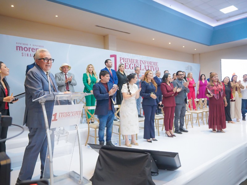 Diputados de Morena rinden primer informe legislativo en Sinaloa