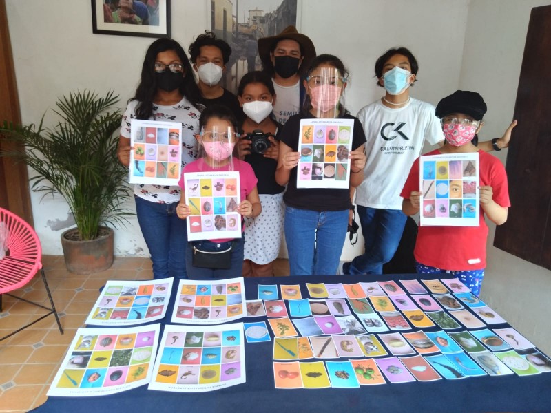 Diseñan Lotería Zapoteca con fotografías tomadas por niños y jóvenes