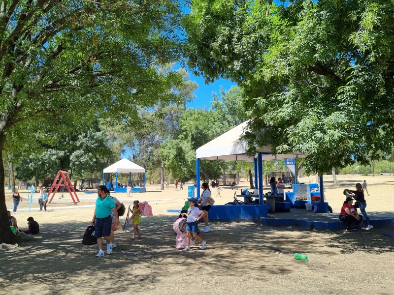 Disfrutan día de descanso en el Metropolitano