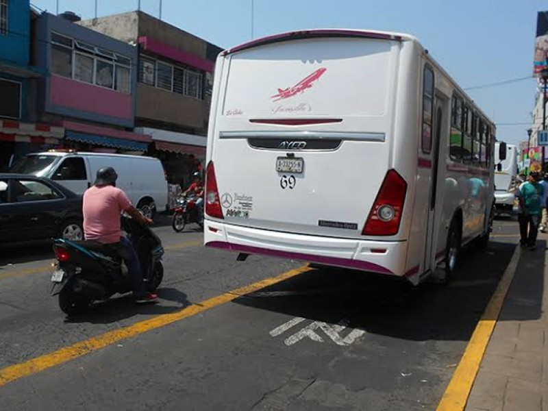 Disminuye afluencia de usuarios del transporte público por temporada vacacional