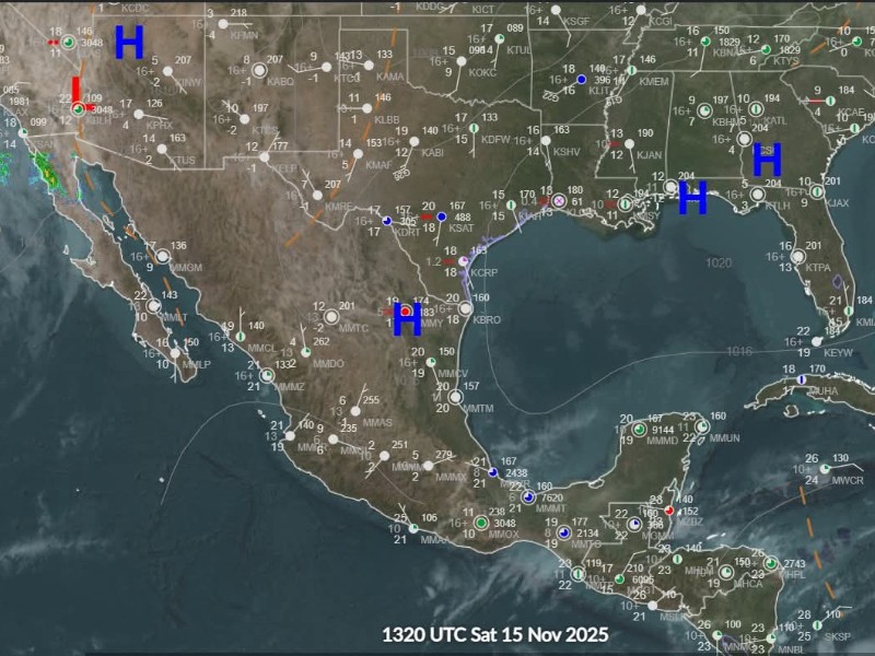 Disminuye el potencial de lluvias en gran parte del país