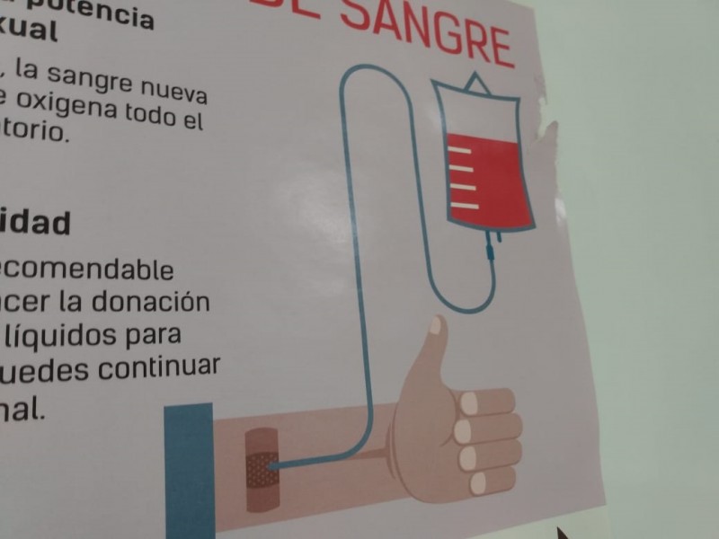 Disminuye la donación de sangre