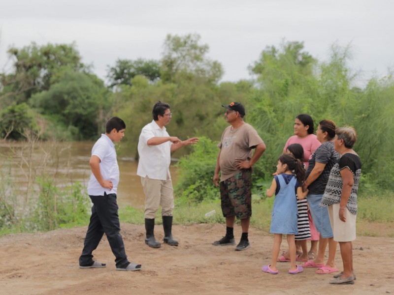 Disminuye nivel del río en Guasave, pero continúa la alerta