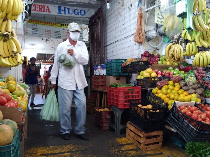 Disminuye población en mercados, también el consumo es mínimo