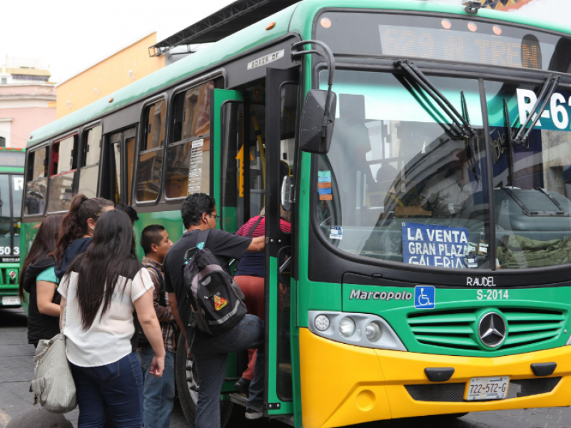 Disminuye uso del transporte público en Guadalajara INEGI