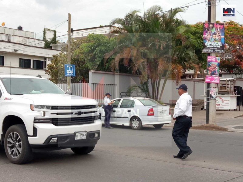 Disminuyen reincidencias de Tránsito y Vialidad en Tuxpan