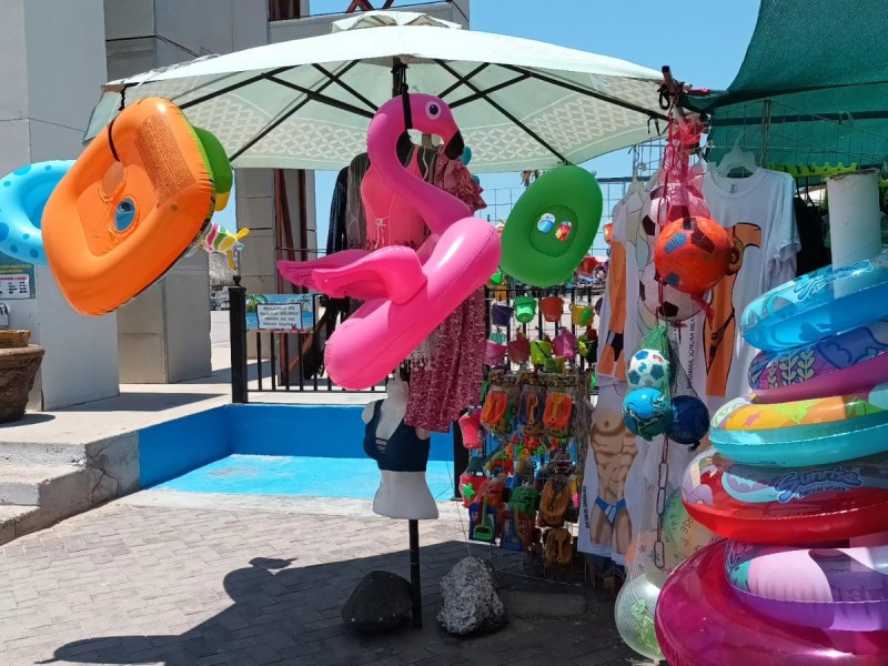 Disminuyen ventas en un 80% en playas