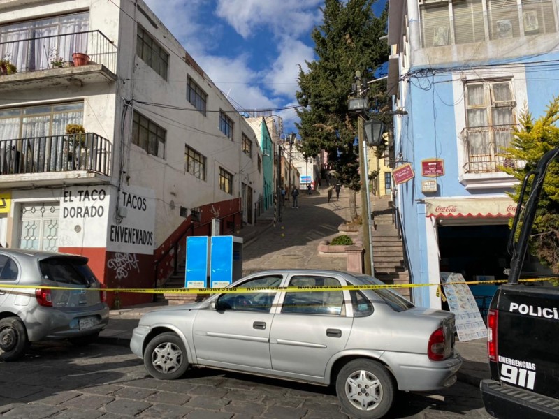 Disparan a un hombre en el centro de Zacatecas