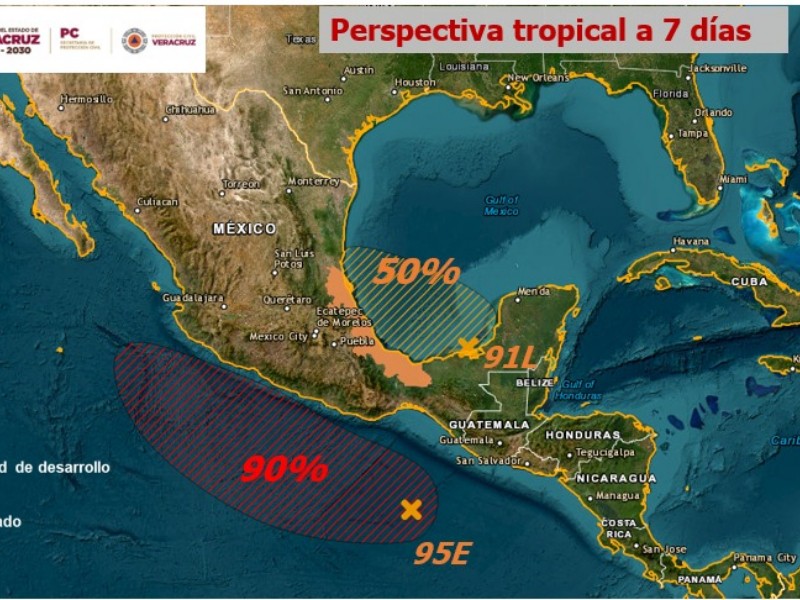 Disturbio 91L se perfila a Ciclón  Tropical