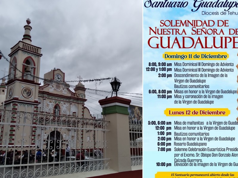Diversas actividades prepara Santuario Guadalupano para 12 de diciembre