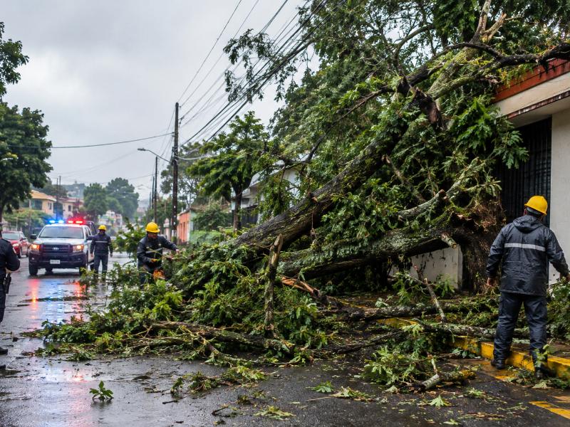 Diversas afectaciones por el Frente Frío número 2 en Xalapa