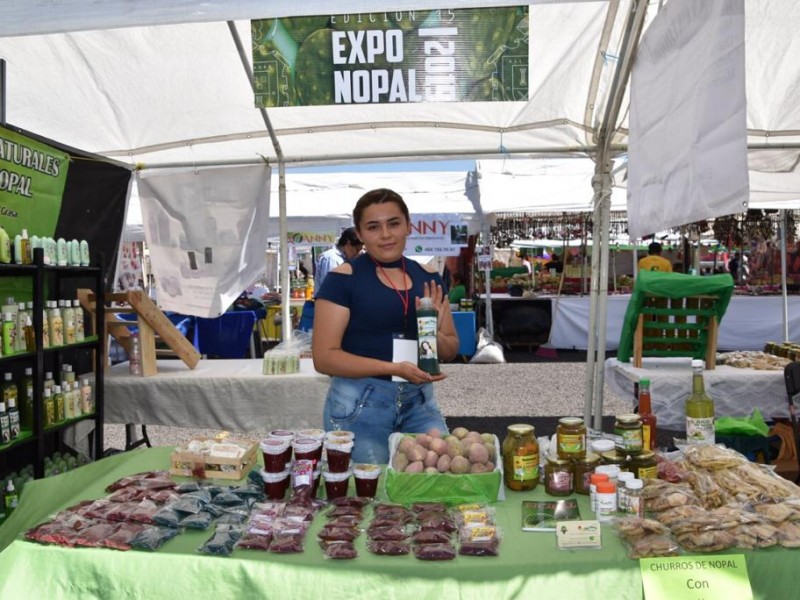 Diversos productos derivados de nopal