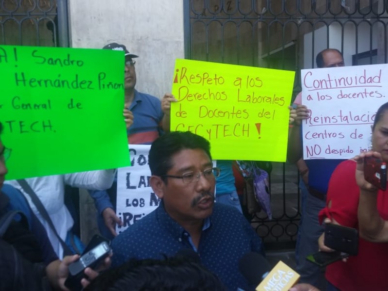 Docentes del cecytech denuncian hostigamiento laboral