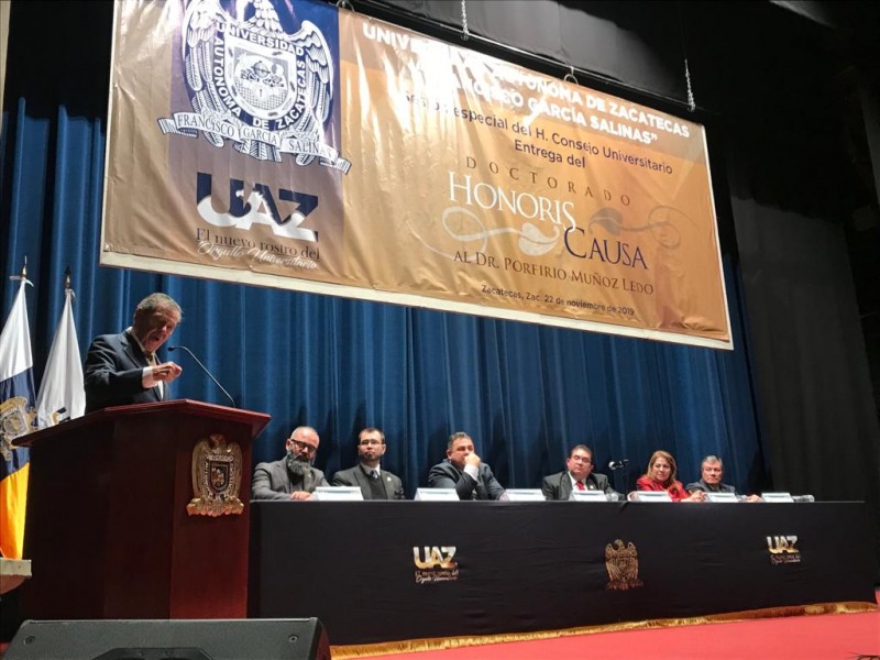 Doctorado Honoris causa a Porfirio Muñoz Ledo