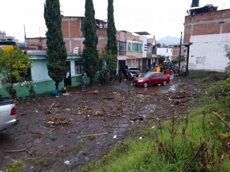 Domicilios afectados por inundaciones en Hidalgo