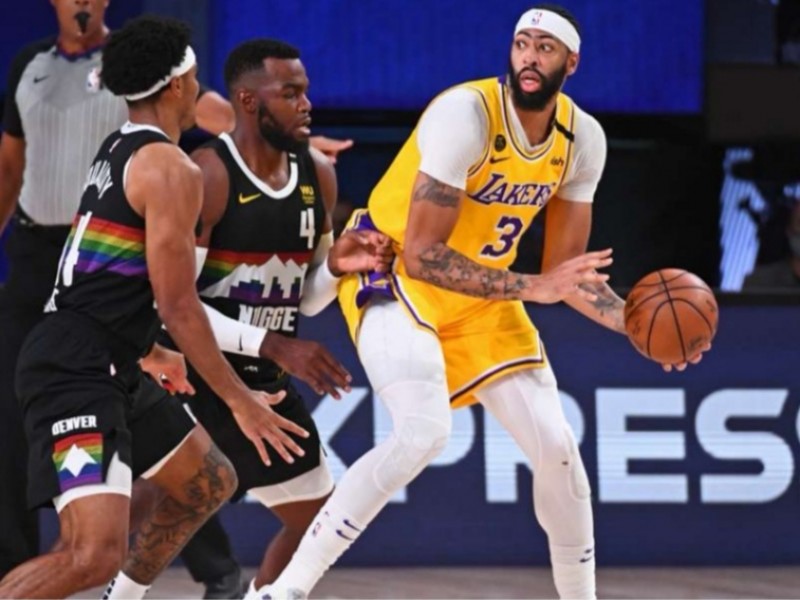 Dominio en los rebotes impuso a Lakers sobre Nuggets