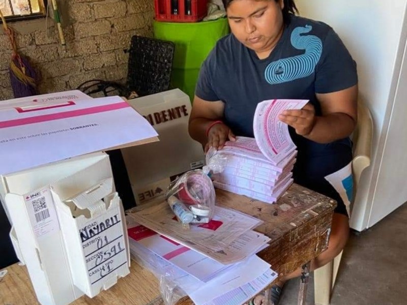 Dona INE-Nayarit 5 toneladas de papelería electoral para hacer libros
