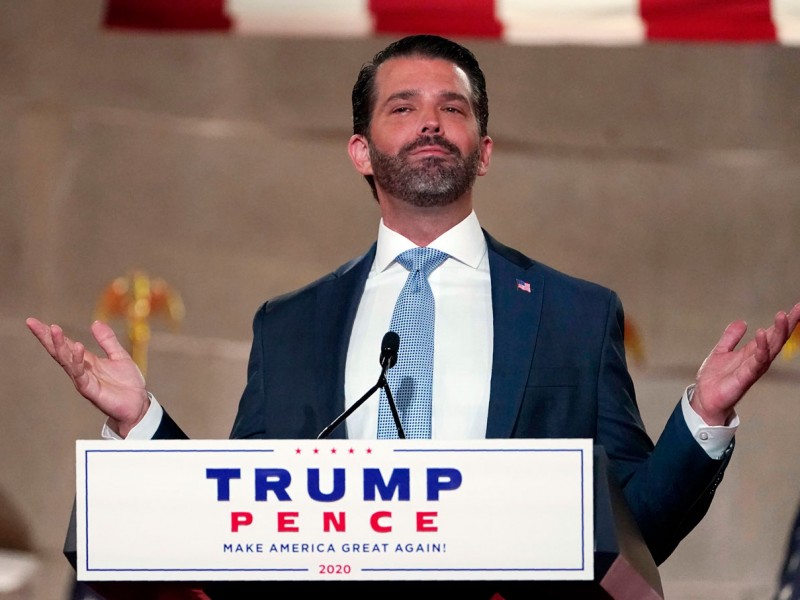 Donald Trump Jr. da positivo a Covid-19