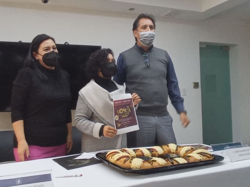 Donarán estudiantes de gastronomía rosca de reyes monumental