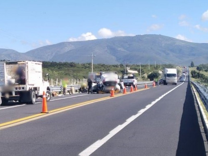 Dos accidentes más en la súper carretera Cuacnopalan-Oaxaca