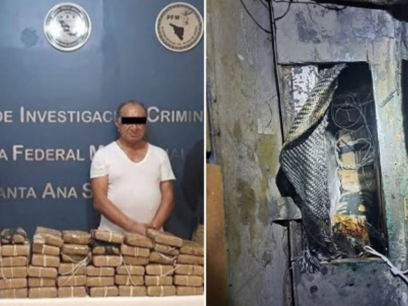 Dos detenidos con 50 paquetes de droga en autobús hacia Altar, Sonora