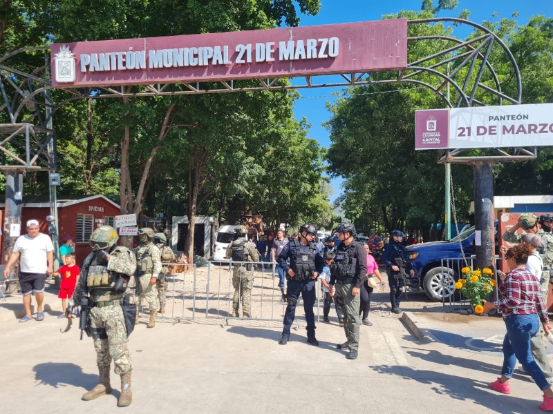 Dos detenidos y 48 atendidos por calor, durante Día de Muertos