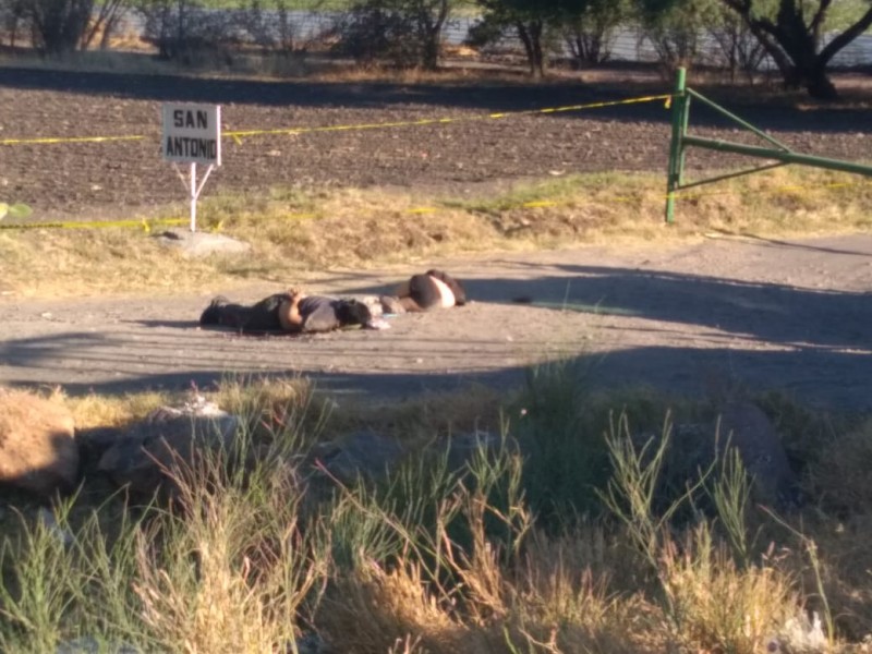 Dos ejecutados en La Tinaja; maniatados y torturados