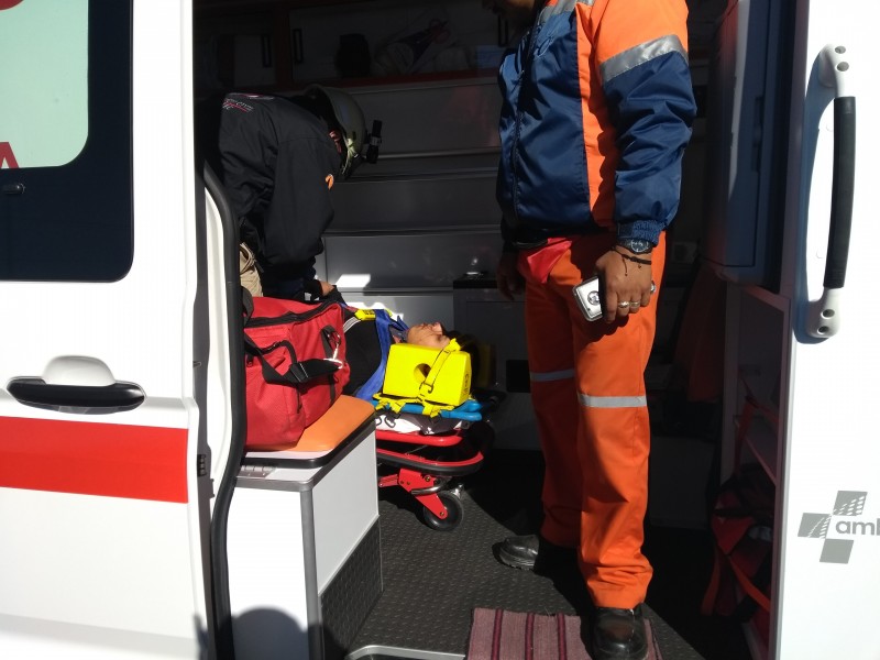 Dos lesionados en autopista México Toluca