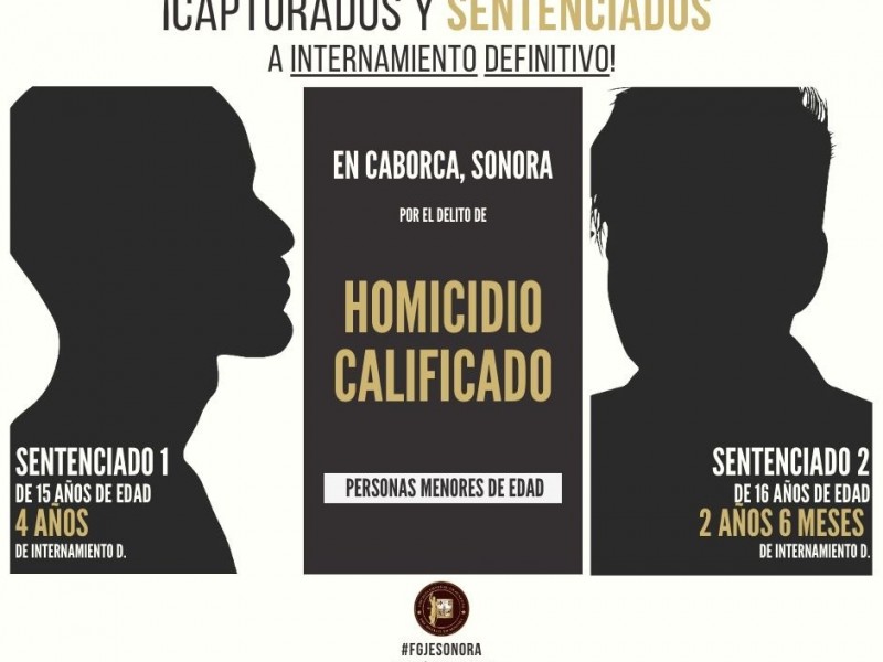 Dos menores senenciados por homicidio