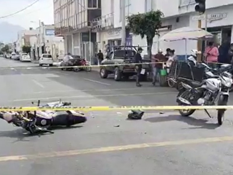 Dos motociclistas lesionados tras accidente en avenida Allende ...