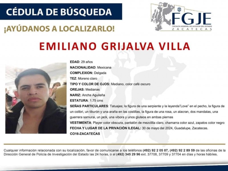 Dos personas no localizadas en Río Grande