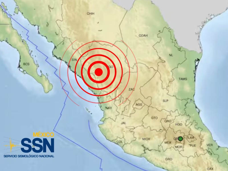 Dos sismos sacuden las costas del norte de Sinaloa