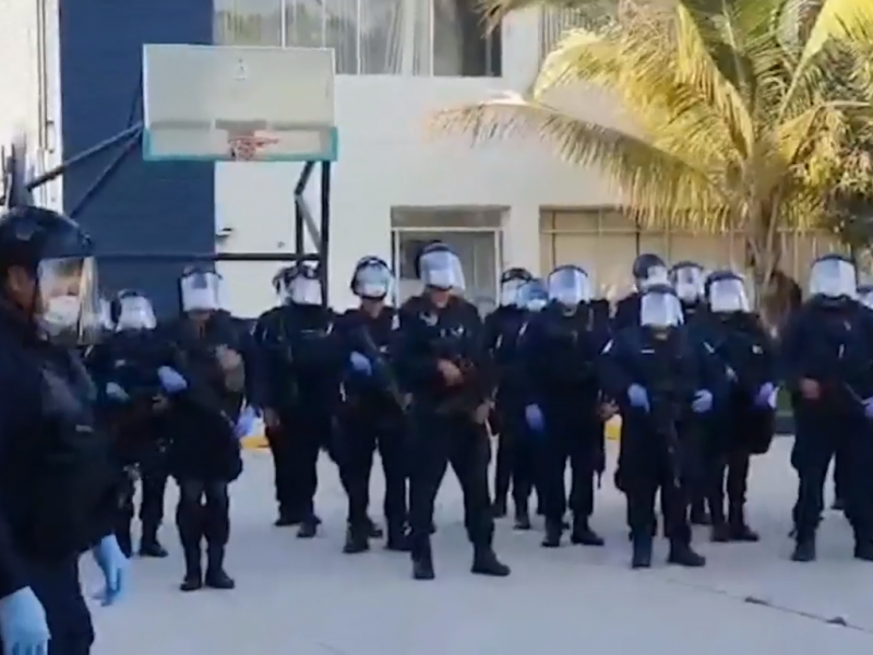 Dotán de equipo a Policías ante contingencia de COVID-19